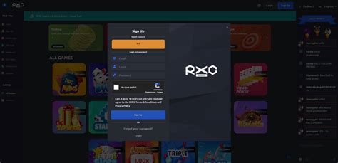 Rxc games casino aplicação